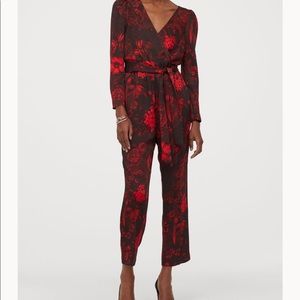 Black and Red Jumpsuit- worn once!